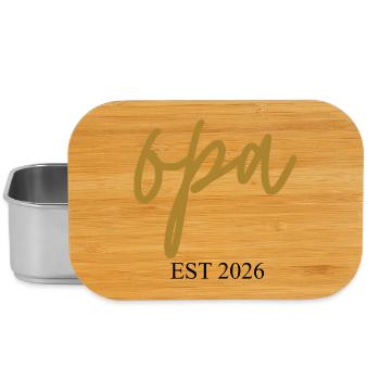 Opa est 2026 - Lunch Box - Silber - Vorne