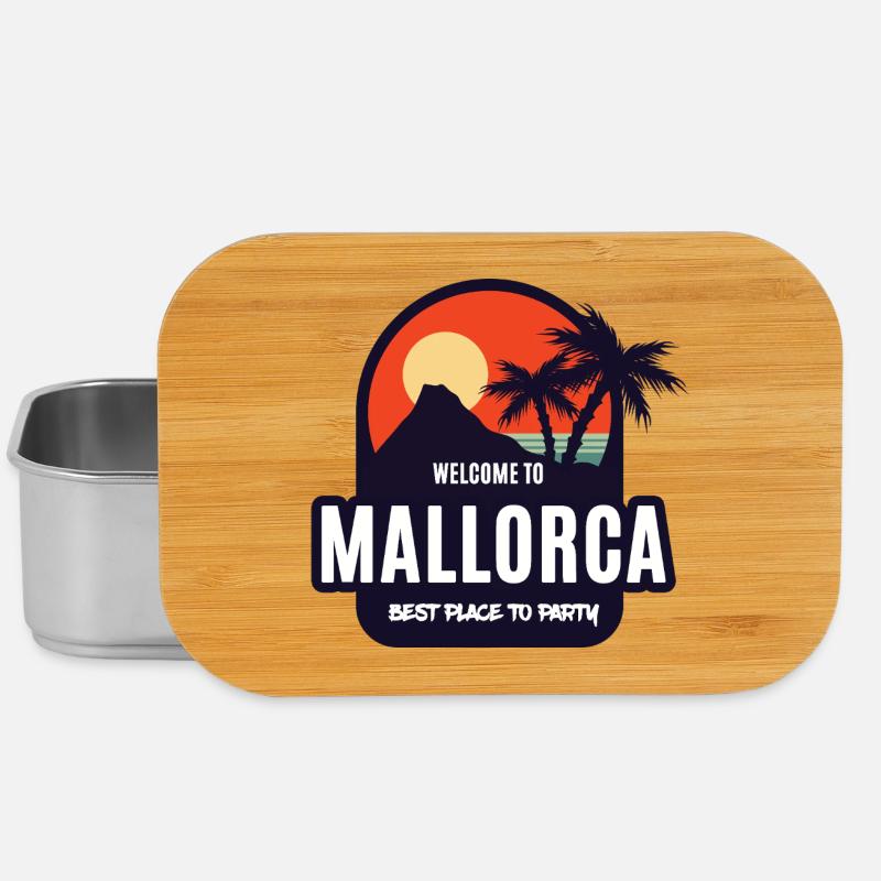Welcome to Mallorca Party Sunset - Lunch Box - silver
