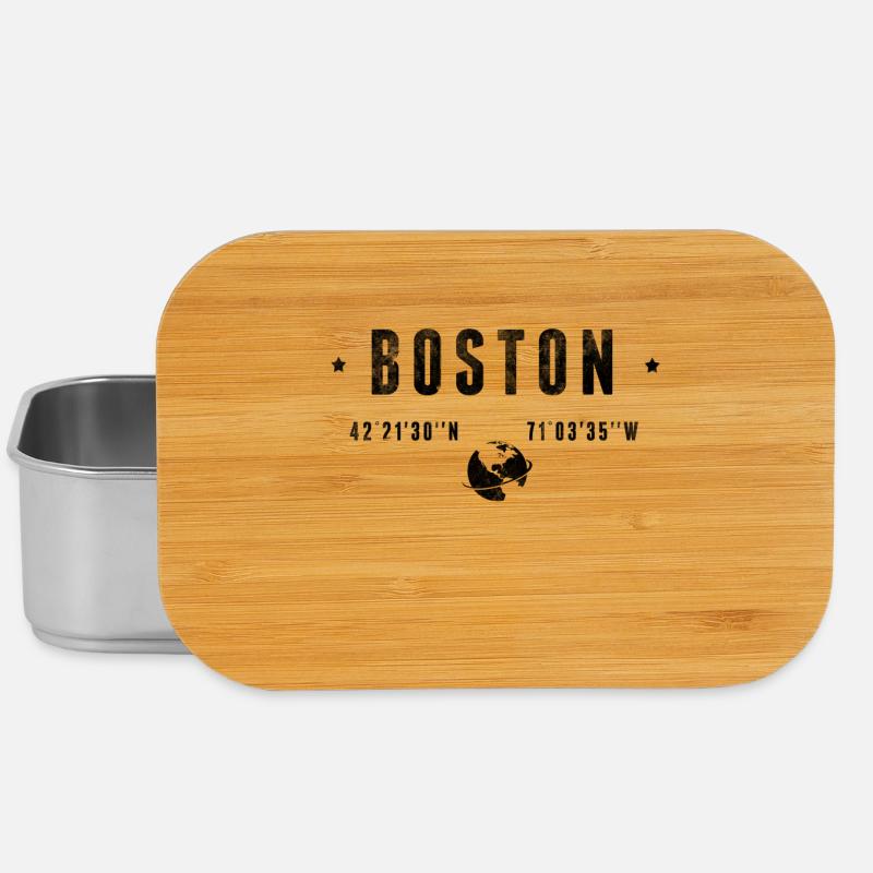Boston - Lunch Box - Silber