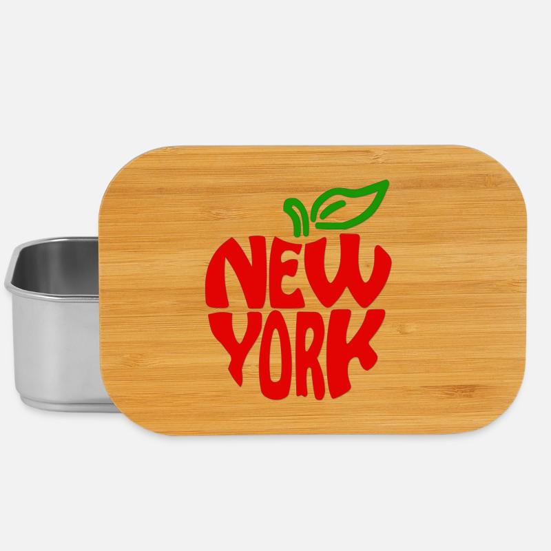 New York - Lunch Box - Silber