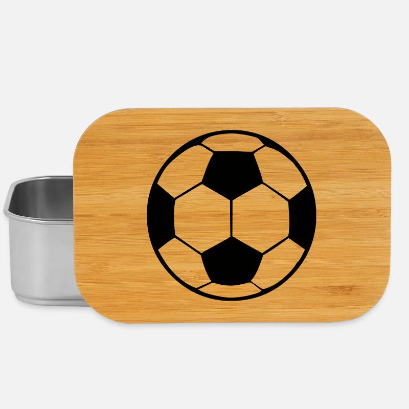 fussball - Lunch Box - Silber