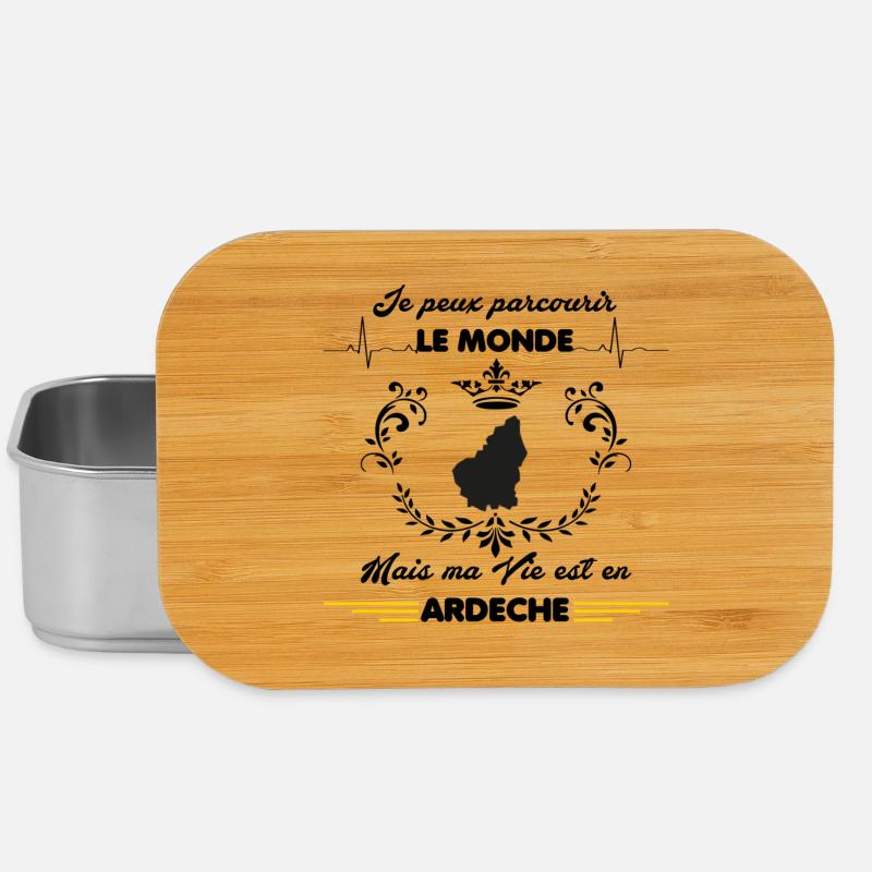 MA VIE EST EN ARDECHE - Boîte à goûter - argent