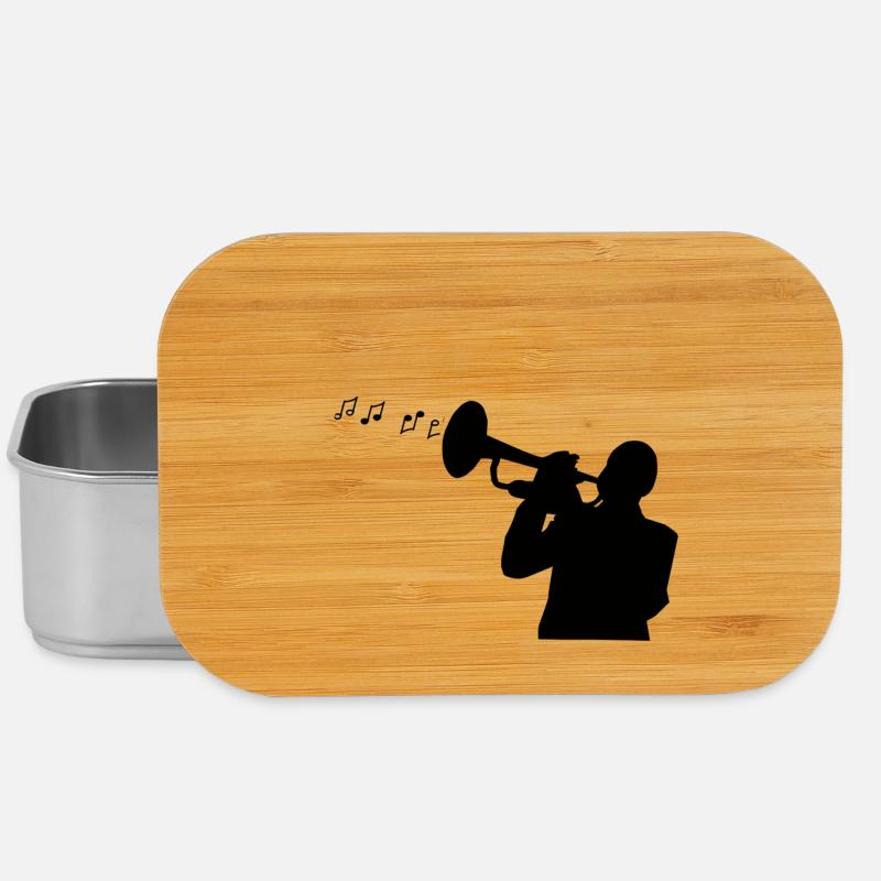 Jazz-Musik - Lunch Box - Silber