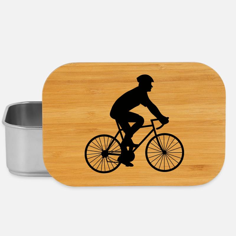 Course cycliste - Boîte à goûter - argent
