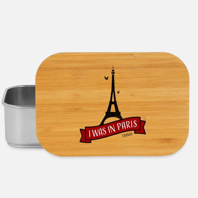 Paris I était à Paris (J'aime Paris) - Boîte à goûter - argent