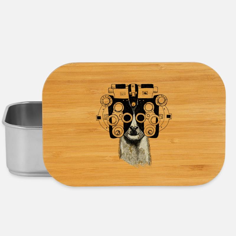 Alpaca&Phoropter - Lunch Box - silver