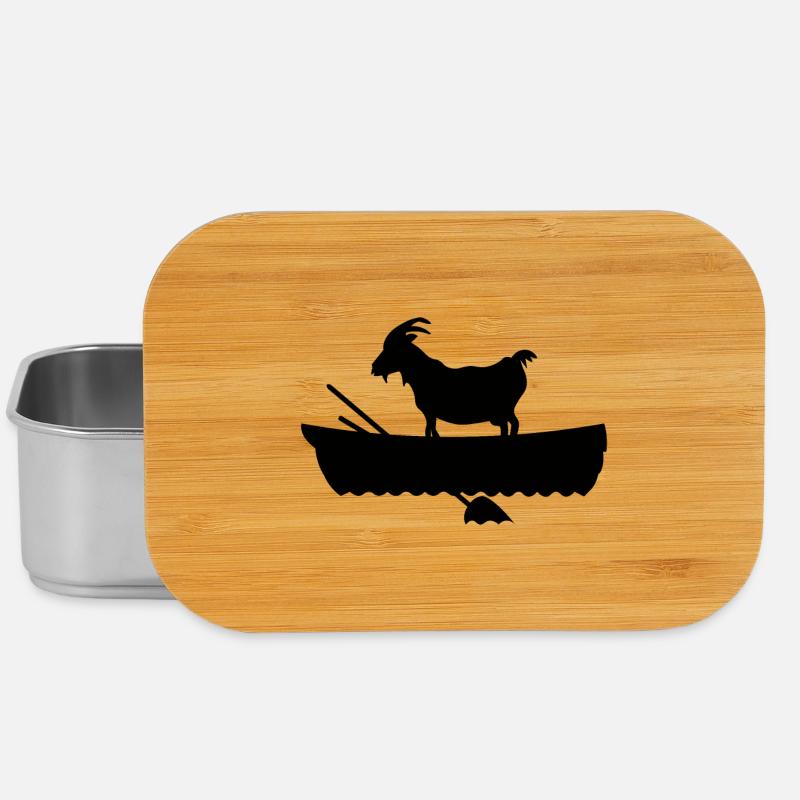 G.O.A.T. Chèvre dans le bateau - Boîte à goûter - argent
