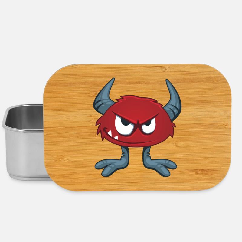 Monster - Lunch Box - Silber