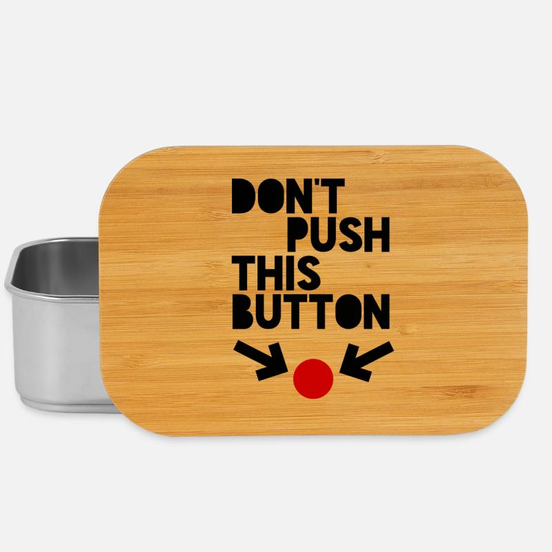 Button - Lunch Box - Silber