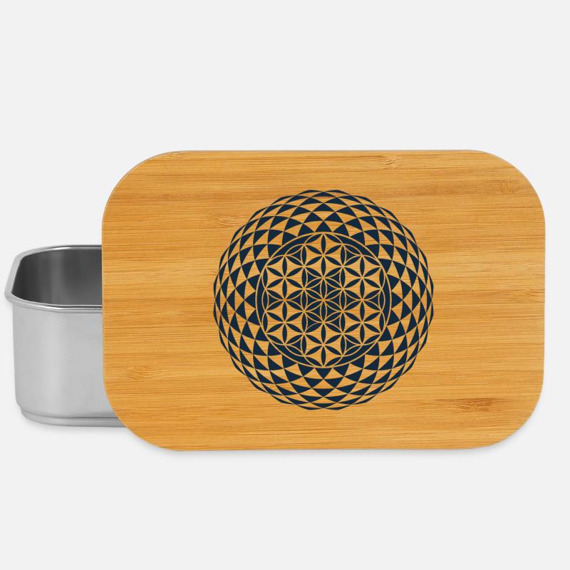 Torus, Heilige Geometrie - Lunch Box - Silber