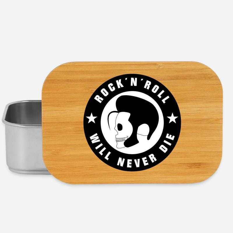 Rock and Roll und Rockabilly - Lunch Box - Silber