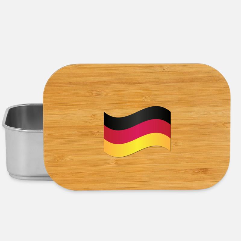 Drapeau allemand - Boîte à goûter - argent
