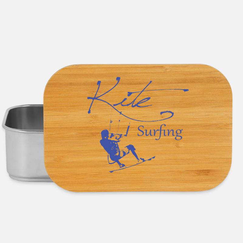 Kite - Surfing - Lunch Box - Silber