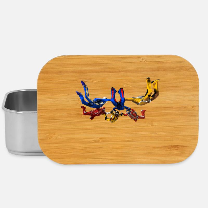 skydivers - Lunch Box - Silber
