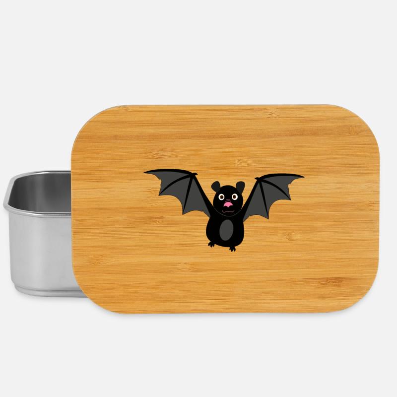 Fledermaus Halloween Vampir Bat - Lunch Box - Silber