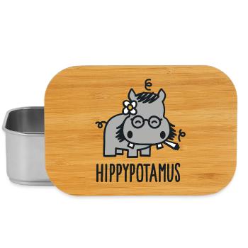 Hippypotamus - Boîte à goûter - argent - Devant