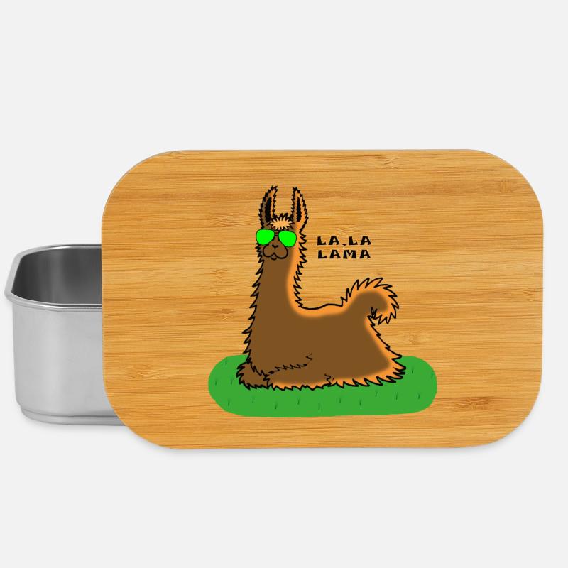 lama - Boîte à goûter - argent
