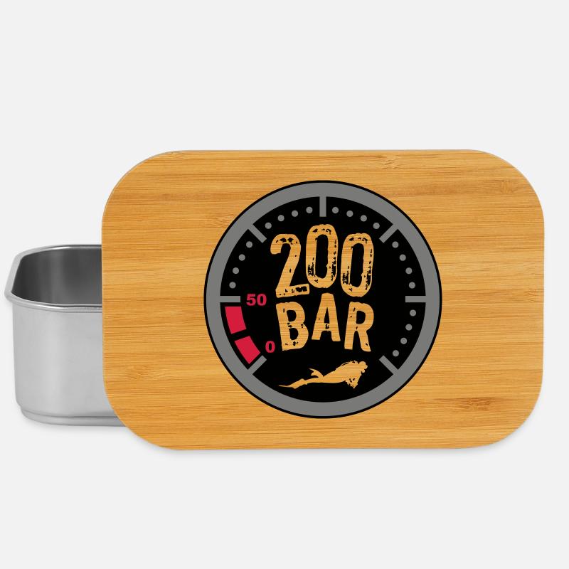 200Bar - Lunch Box - Silber