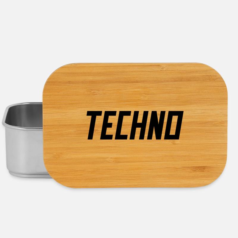 TECHNO Party Rave Techno 90s 90s - Boîte à goûter - argent