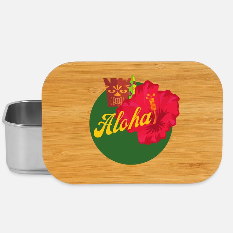 Aloha - Boîte à goûter - argent