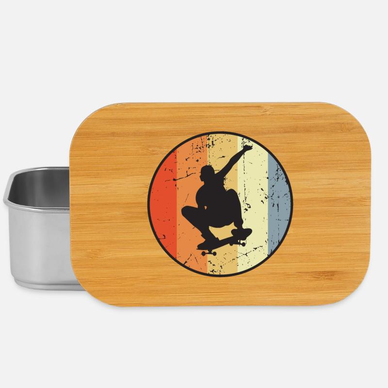 Skateboarden - Lunch Box - Silber