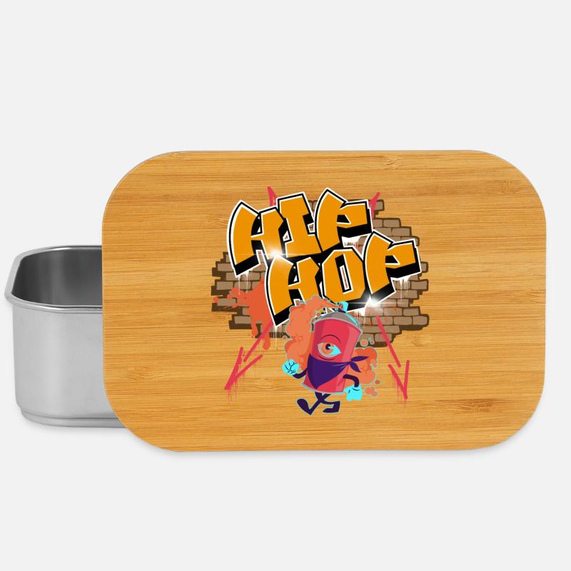 Graffiti Hip Hop - Boîte à goûter - argent
