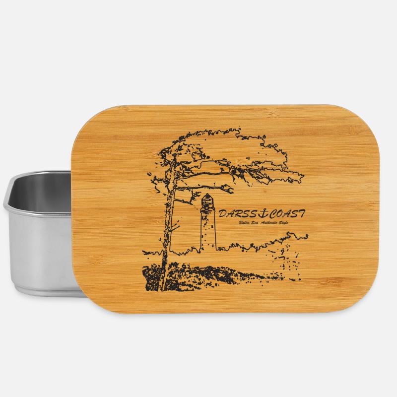 Darss Coast - Leuchtturm Ostsee - Lunch Box - Silber