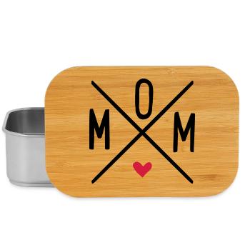 maman - Boîte à goûter - argent - Devant