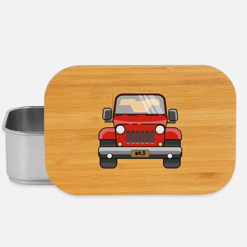 4x4 voiture - Boîte à goûter - argent