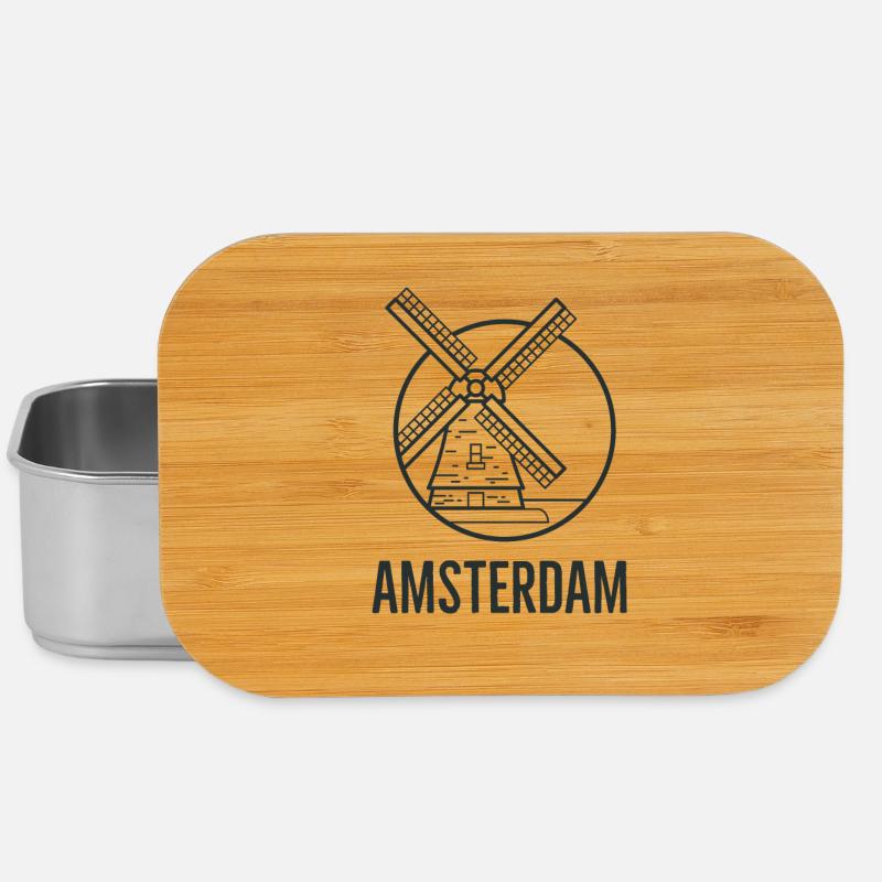 Amsterdam - Lunch Box - Silber