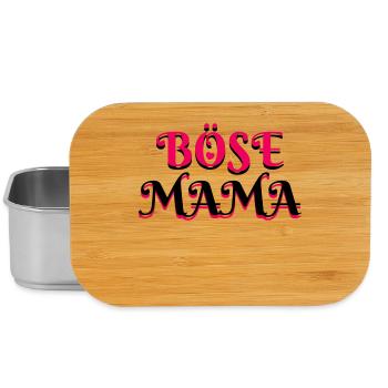 Böse Mama Muttertag Lustig Sarkastisch Alles Gute - Lunch Box - Silber - Vorne