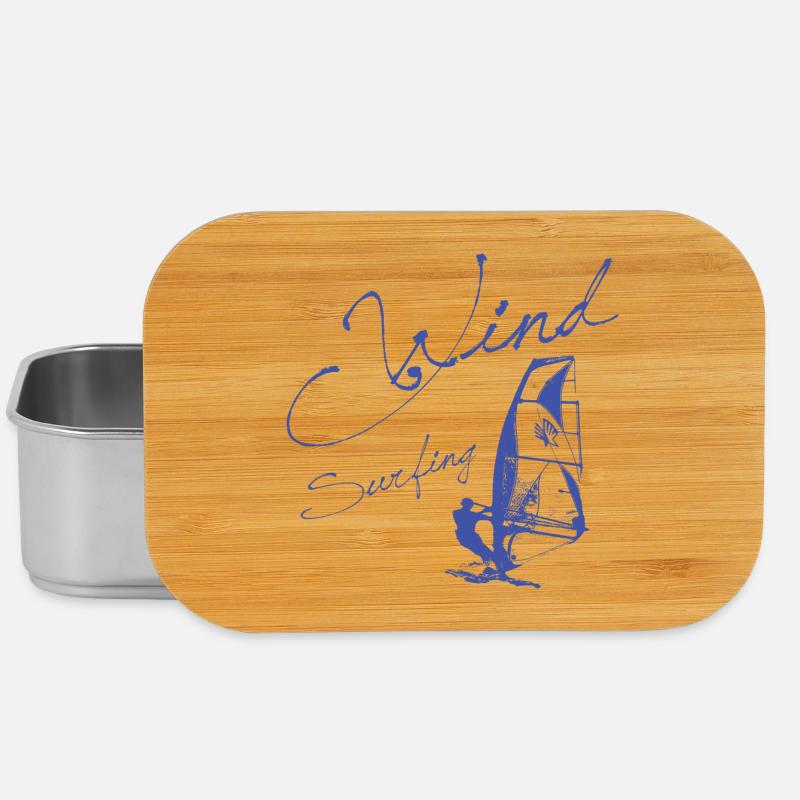 WINDSURFING - SURFER WINDSURFER Geschenk - Lunch Box - Silber