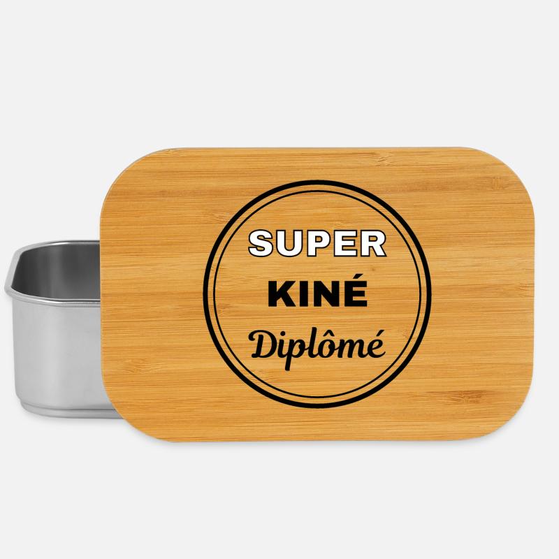 super kiné diplômé badge kinésithérapeute - Boîte à goûter - argent