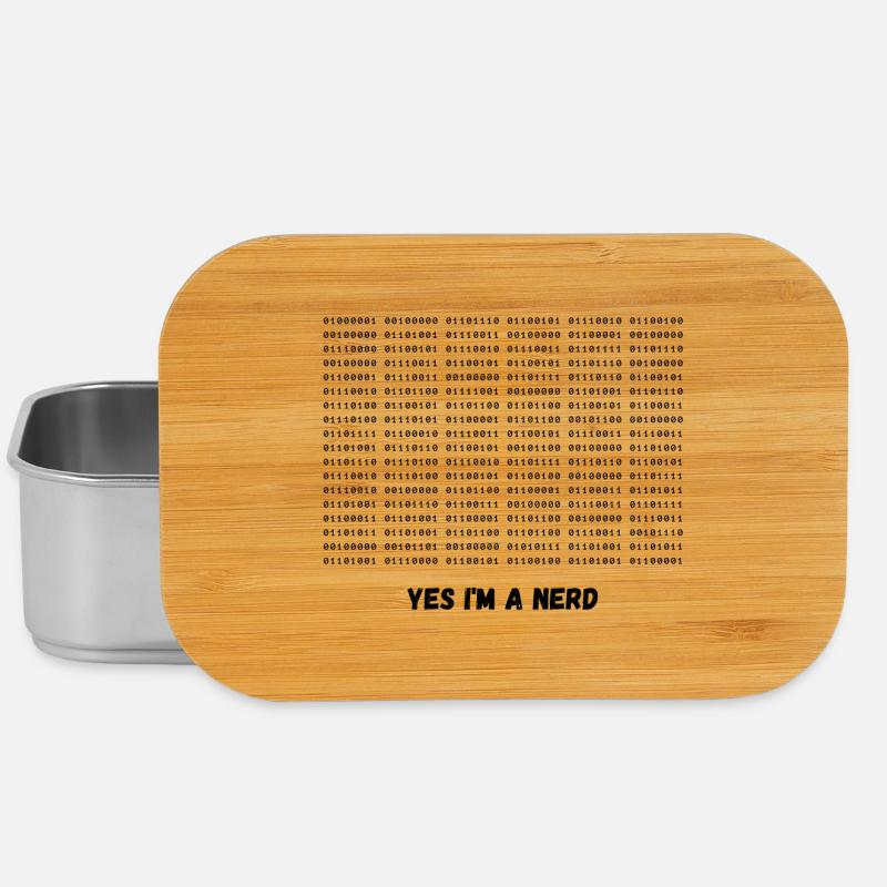 Ich bin ein Nerd - Lunch Box - Silber