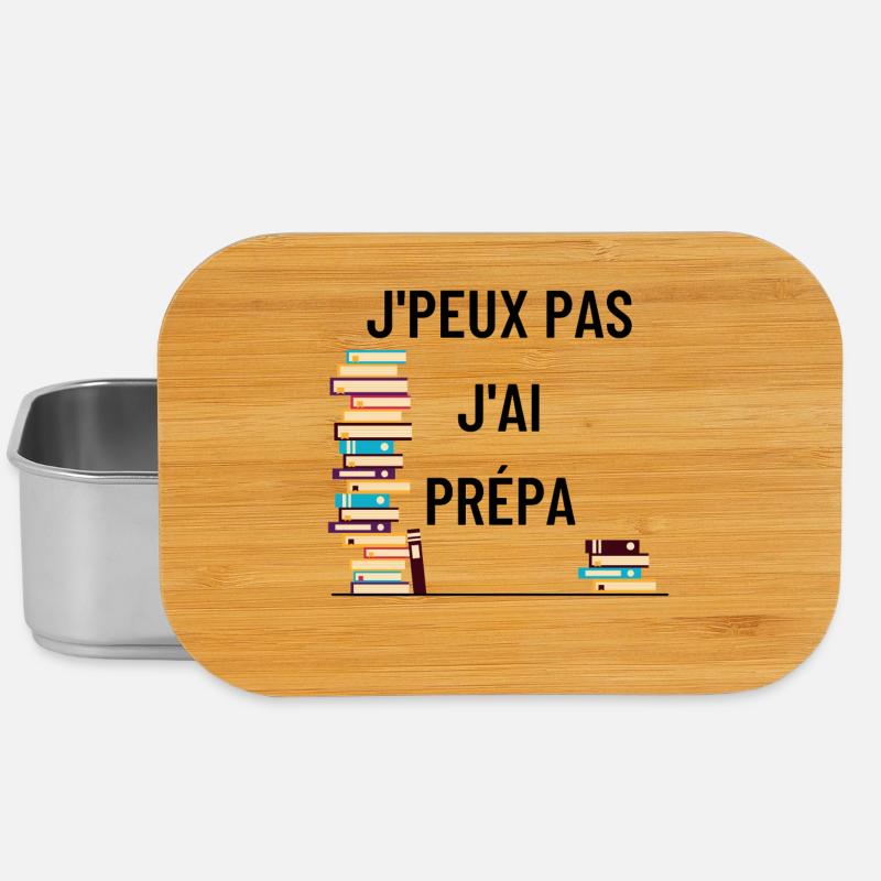 je peux pas j ai prépa - Boîte à goûter - argent