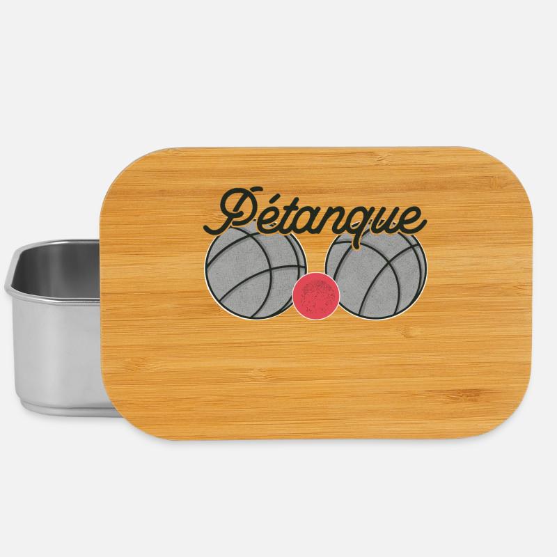 Boule balls for bouler with boules boule petanque - Lunch Box - silver