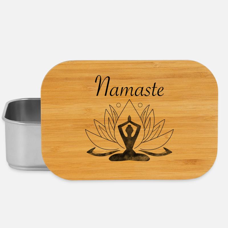 Yoga - Boîte à goûter - argent