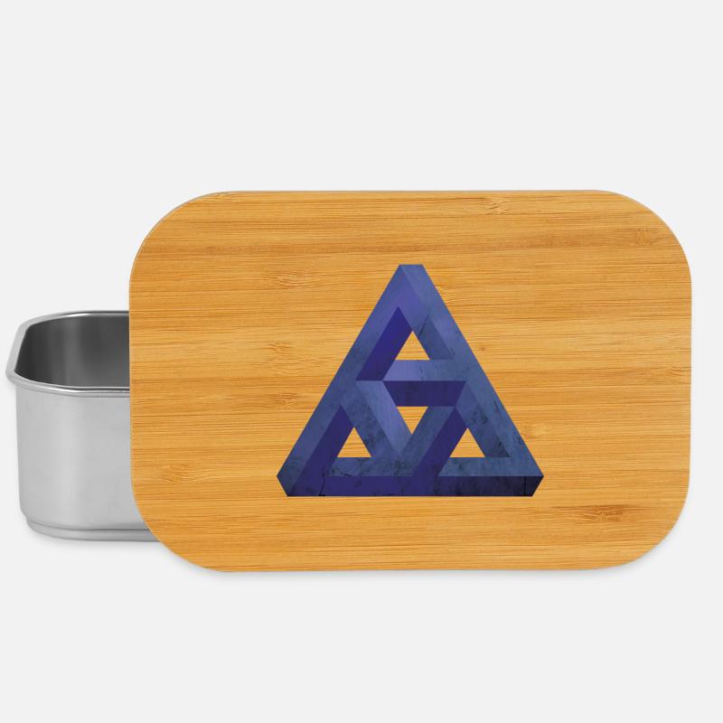 Individuelle Prisma Illusion - Lunch Box - Silber