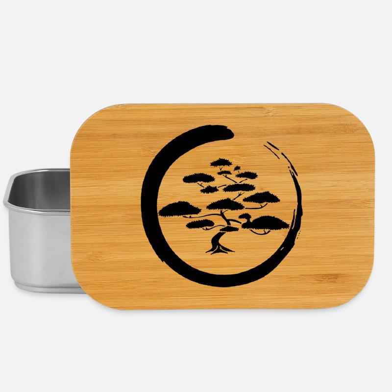 Arbre du Japon noir - Boîte à goûter - argent