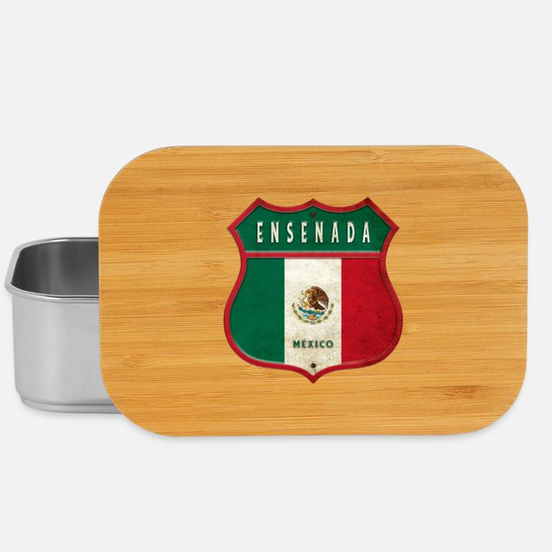 Ensenada Mexico crest design - Lunch Box - silver