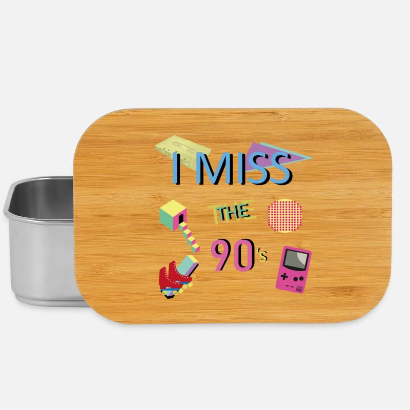 Nostalgisches 90er-Jahre-Thema - Lunch Box - Silber