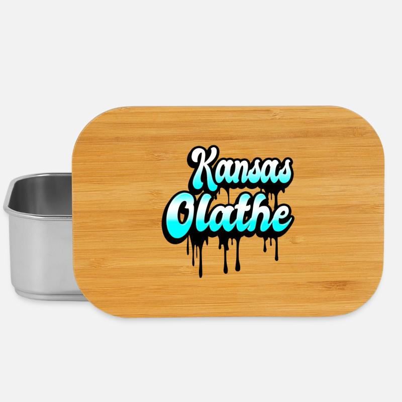 Olathe Kansas Design - Lunch Box - Silber