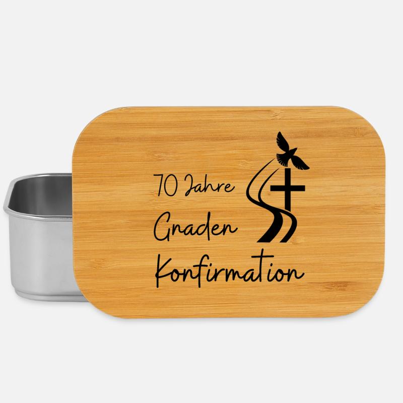 Gnaden Konfirmation 70 Jahre Jubelkonfirmation - Lunch Box - Silber