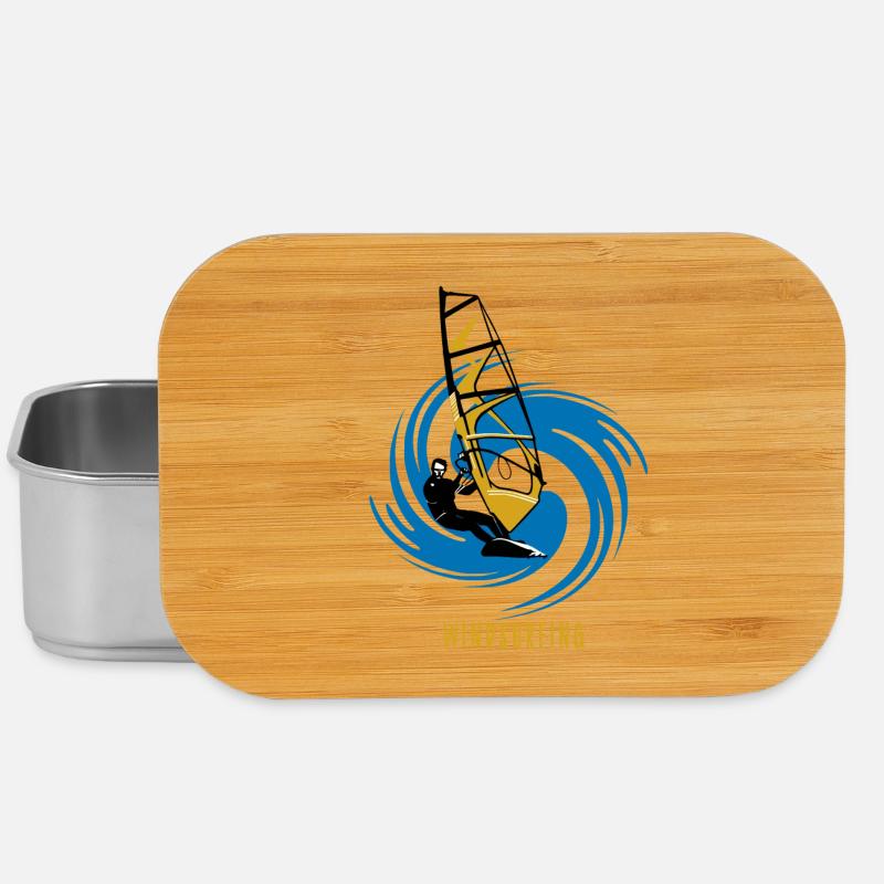 Windsurfing - Boîte à goûter - argent