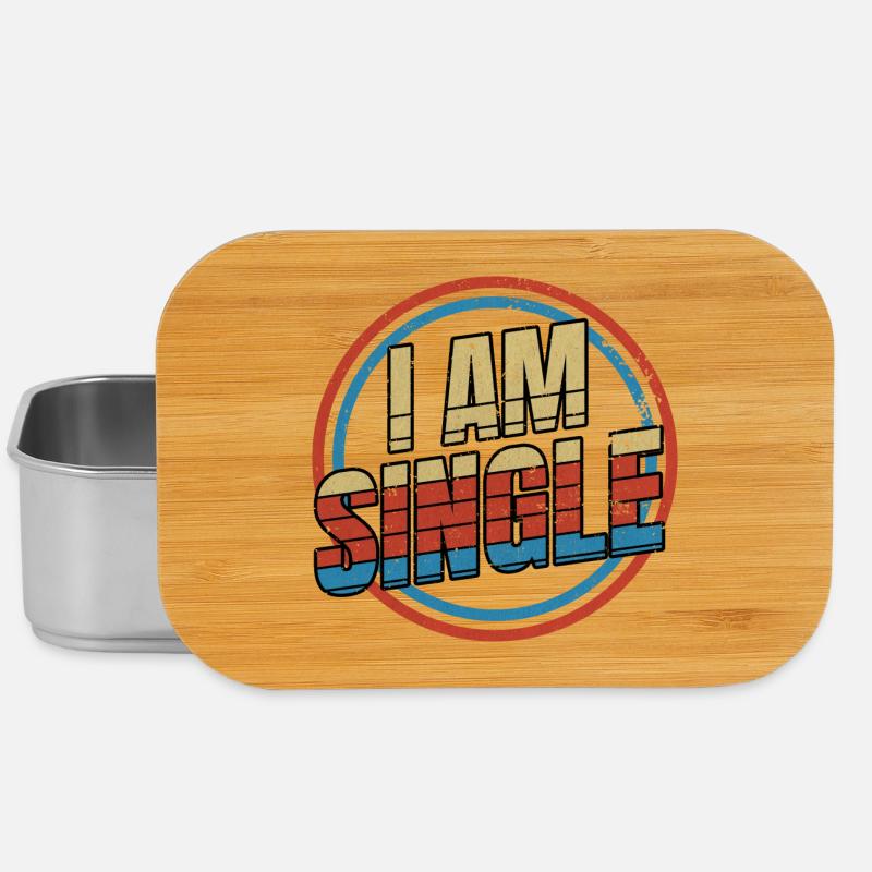 I Am Single - Lunch Box - silver