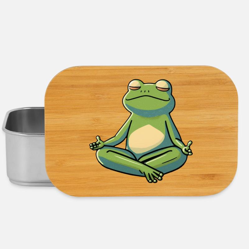 Grenouille douce - Boîte à goûter - argent