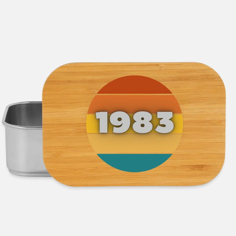 anniversaire 40 ans, 40 ans, vintage - Boîte à goûter - argent