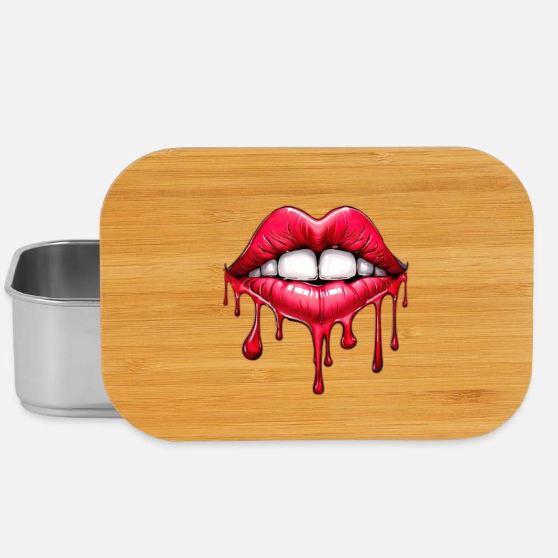 Lippen - Lunch Box - Silber