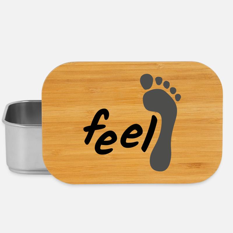 feel barefoot; fühle barfuß (2-farbig) - Lunch Box - Silber