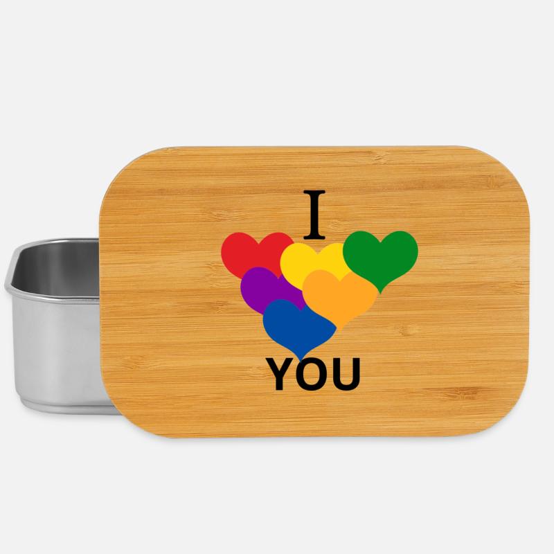LIEBE DICH 1 - Lunch Box - Silber